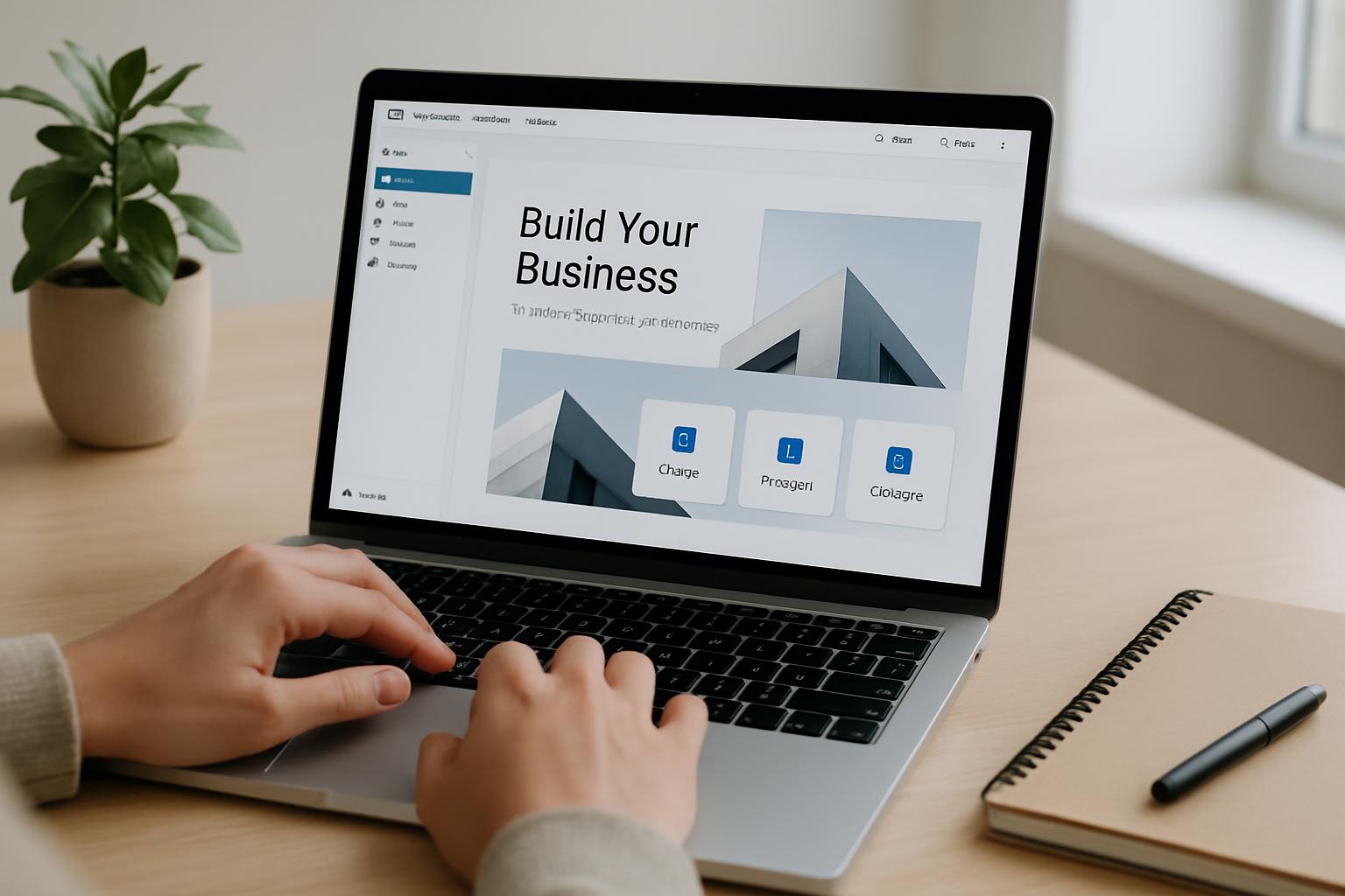 website builder, create website online, business website platform, CMS for business